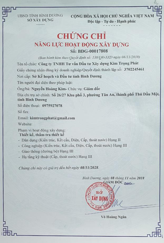 xin giấy phép xây dựng nhà xưởng